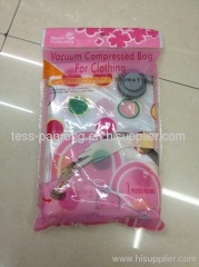 vacuum Compressed bag for clothing