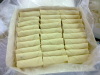 frozen spring rolls/curry triangle