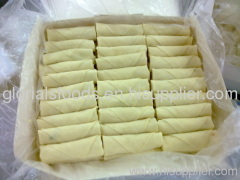 frozen spring rolls/curry triangle
