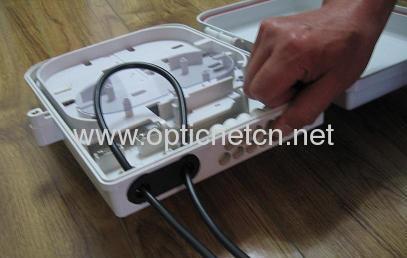 Optical Multi-dwelling Unit 16 fibers FTTH Termination Box Outdoor Fiber Optic Termination Box