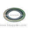 Titanium / Steel Flat Metal Gasket , Spiral Wound Metallic Gaskets