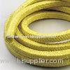 Yellow Aramid Braided Gland Packing For Superheated Steam , Solvents