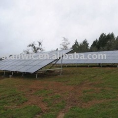 Installed Ground solar bracket for PV panel