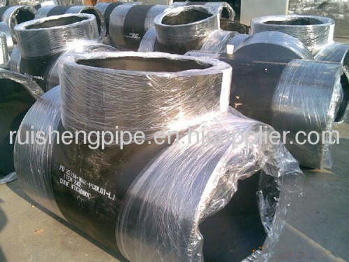 Large diameter Steel Tee with DN150 to DN 1800,wall thickenss 10mm to 120mm.