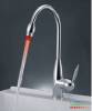 Brass LED kitchen faucet