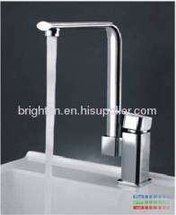 Brass LED kitchen faucet