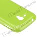 Ultra Thin Glossy Glitter Power Soft Gel TPU Case for Samsung I8262D Galaxy Duos (Green)