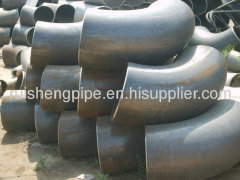 Carbon steel elbow with black painting or varnish coating,2~30mm thickness.