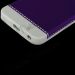 TPU Edge and Plastic Hard Back Cover Case for iPhone 5(Purple)
