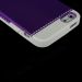 TPU Edge and Plastic Hard Back Cover Case for iPhone 5(Purple)
