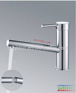 Brass LED kitchen faucet