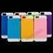 TPU Edge and Plastic Hard Back Cover Case for iPhone 5(Orange)