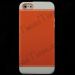 TPU Edge and Plastic Hard Back Cover Case for iPhone 5(Orange)