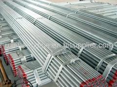 ASTM galvanized Steel pipe with OD 20mm to 219mm, 5 to 50mm wall thickness.