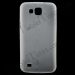 Durable Ultra Slim Frosting Translucent TPU Cover Case for Samsung I9260 Galaxy Premier (Black)