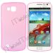 Dreamlike color Ultra Slim Frosting Translucent TPU Cover Case for Samsung I9260 Galaxy Premier (Pink)