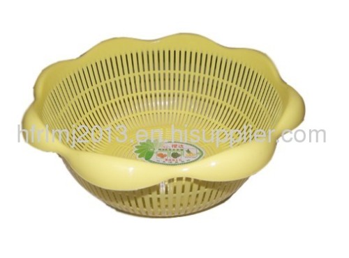 plastic blend color fruit basket