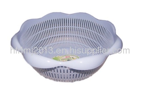 plastic blend color fruit basket