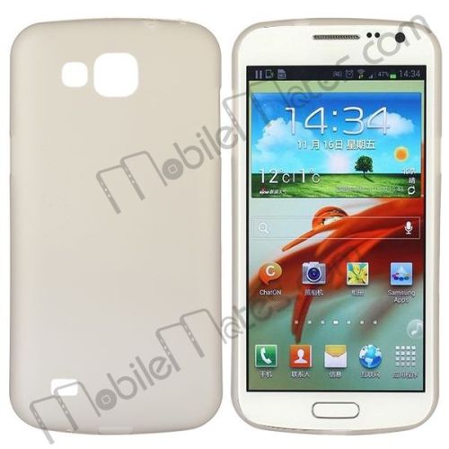 Hot Sell Ultra Slim Frosting Translucent TPU Cover Case for Samsung I9260 Galaxy Premier (Grey)