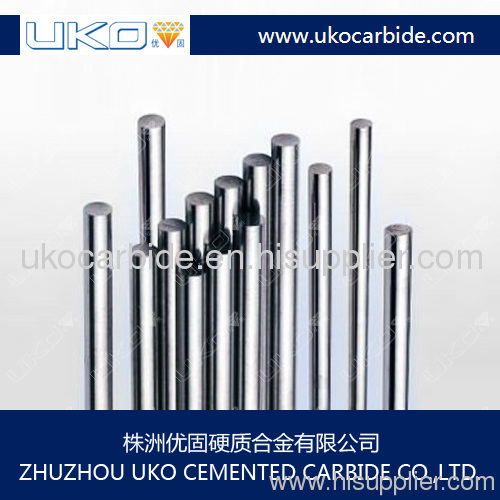 Solid tungsten carbide rod for end mill