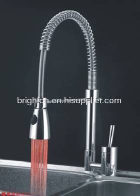 LED Spring Kitchen Faucet