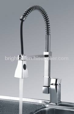 LED Spring Kitchen Faucet