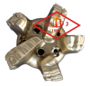 API singl row cutters steel body /metrix body PDC drill bit