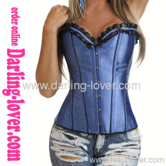 Hot Sale Purple Classic Overbust Corset