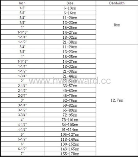 Galvanized Steel Pipe Spring Clamp