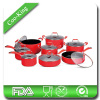 16PCS colorful non stick cookware set