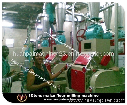 25T/24H maize flour milling machine