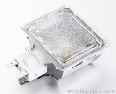 Square glass cover with lampholder 15W/25W