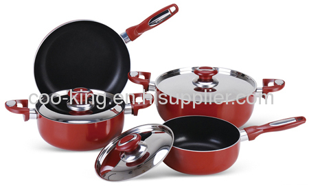 Aluminuim 7PCS pan cookware