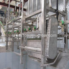 Poultry slaughter machine feet unloader (Halal)