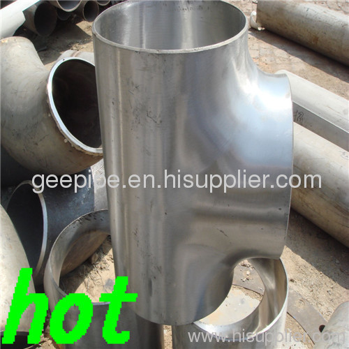 seamless carbon steel pipe tee for gas oil butt welded