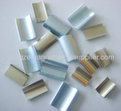 Neodymium NdFeB Arc Motor Magnet