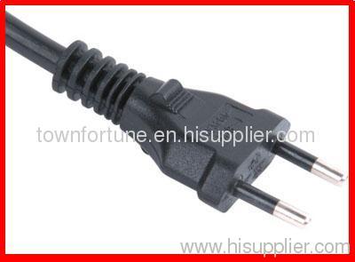 Brzail 2pin plug with cords