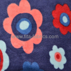 100%Polyester Flower garden printed polar fleece for blankets