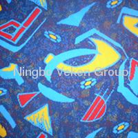 Velvet bus seat fabric