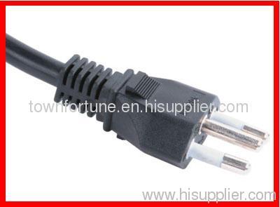 UC 3pin plug with cords for Brazil