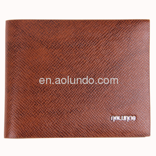 Personalized leather wallets grain cow leather wallet