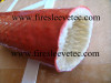 High Temperature Silicone Rubber Coated Fiberglass Firesleeve