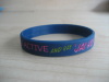 Charmed Royal blue Silicone Wristband