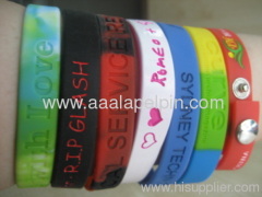Charmed Royal blue Silicone Wristband