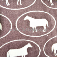 FDY150D/96F Plaid printed polar fleece for blanket fleece