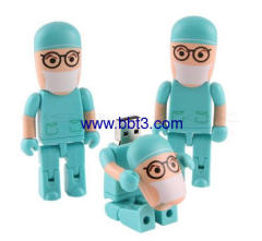 Promotional nurse shape usb with high quality