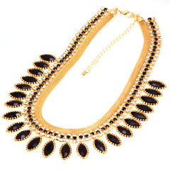 Wholesale New Fashion Jewelry 2013 Chunky Rhinestone Bib Necklace