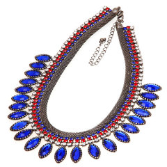 Wholesale New Fashion Jewelry 2013 Chunky Rhinestone Bib Necklace