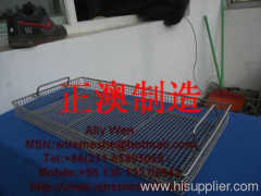 metal wire mesh picnic basket, metal wire mesh basket