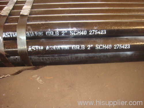 ASTM A53 /A 106 carbon Cold drawn/hot rolled seamless steel pipe